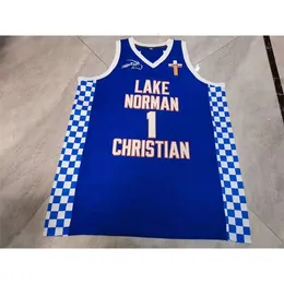 Chen37 Rare Basketball Jersey Men Youth Women Vintage＃1 Mikey Lake Norman Christian North College Size S-5XLカスタム任意の名前または番号