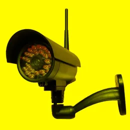 Kameror Fake Camera Simulation Monitoring Outdoor Light Sensor Automatisk induktion REALISTISC