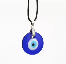 Blaue Evil Eye Charm Halskette, griechische Mati, Hamsa, Nazar, Männer Evil Eyes Schmuck, Seilkette Anhänger Halsketten 30mm für Frauen Geschenk