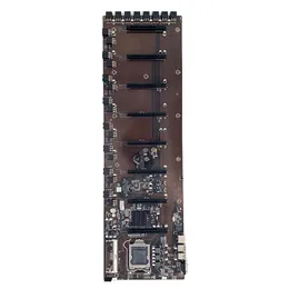 Płyty główne BTC BTC Motherboard B75 DDR3 LGA 1155 8 PCIE 16X Graphics Card Glotka 65 mm Obsługa wysokości 8G dla ETH ZEC itp. Miner