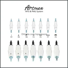 ArtMex V3 V6 V8 V9 V11 Ersättningstips PMU MTS System Tattoo Needle Body Art Permanent Makeup Drop Delivery 2021 Needles Supply Tattoos H