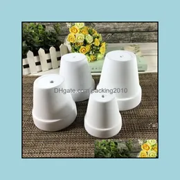 Planters Pots Garden levererar uteplats Lawn Home Mini Terracotta Pot For Planter Cactus Flower Succent Nursery Pad11924 efter Sea Drop Delivery