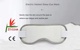 전기 USB 가열 된 수면 눈 마스크 원거리 적외선 난방 건조 푹신한 눈 어두운 원은 편두통 부비동 통증 회색 엘리트 지아
