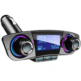 FM-Transmitter BT06 Autoladegerät-Set, Freisprecheinrichtung mit AUX-Audio, Musik, MP3-Player, Bluetooth-USB-Adapter mit Einzelhandelsverpackung