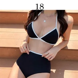 Sexy Black White Bikini parcels Swimwear Bathing Suit Beachwear two piece Swimsuit Biquini XL 220518