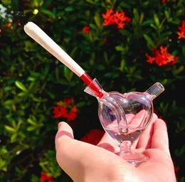 3 Zoll Glas Shishas Wasserpfeifen Liebe Herzform Rauchpfeife Bong Bohrinseln Shisha Dab Rig Dry Herb Vap Bongs Raucherzubehör