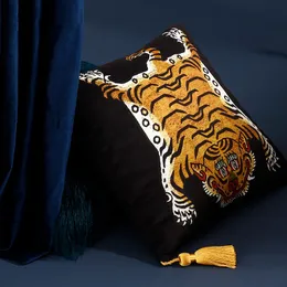 Almofada/travesseiro decorativo Tigre Geometria Profetel