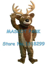 Mascote boneca traje de plush rena moose traje de mascote christmas cervos mascote personalizado tamanho adulto personagem de banda desenhada cosply carnaval traje 32