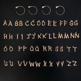 Orecchini pendenti color oro stile vintage Orecchini lettera iniziale Orecchini marca Ce A B C D E F G H I J K L M N O P Q R S T U V W X Y Z