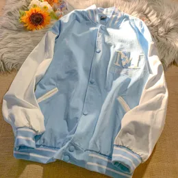 Jackets femininos BigGorange Salt Letras de toalha Jaqueta bordada feminino Autumn Hit Color Stitching Baseball Uniform Bf Loose Casual Casual JA