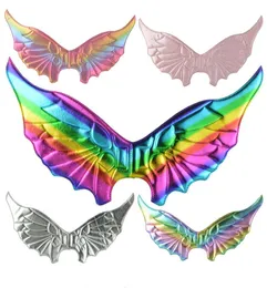 Cosplay Wing Decoration Halloween Pipistrello Dinosauro Dragon Wings Festival Party Rainbow Metlic Color Wing Giochi di imitazione Puntelli in costume Taglia per bambini