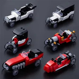 Vintage Speed ​​Racer Bubble Car S City MOC Great Vehicle Building Blocks Kids Toy Sport Technique Creative Brick 220715