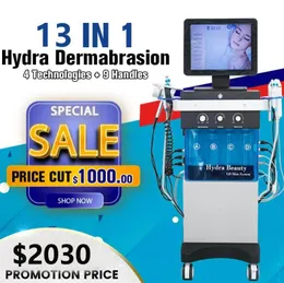 13 I 1 Hydra Dermabrasion Microdermabrasion Machine Deep Cleansing Face Lyft Hydrodermabrasion Equipment FDA CE godkänd