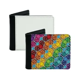 تسامي الفراغات محفظة Home Home Heat Tranfer Print Press Men Wallets Pur Leather Leather Barn