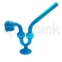 Qbsomk hookahs tubulações de vidro snakelike tubulações de vidro bongo queimadores de óleo bongos de água tubos de água fogueiras de vidro fumar tubos