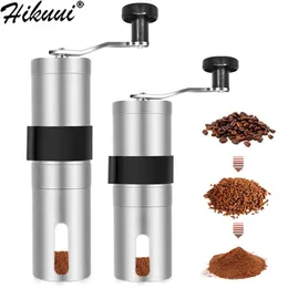 Hikuui 1pc manuell kaffekvarn 30/40G tvättbar keramisk kärna hemkök mini handbruk hushåll användbart verktyg 220509