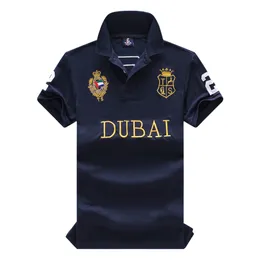 2022 Summer Dubai Polos Shirt Men's Cotton Short-Sleeved Loose Casual European and American Sports Breatble T-Shirt S-6XL