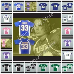 Tim Riggins 33 Dillon High School Football Jersey 영화 저지 100% 바느질 자수 S 남성 여성 청소년 금요일 밤 조명 축구는 Taylorkitsch를 착용합니다.