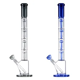 Narghilè all'ingrosso con ciotola 4 strati 6 bracci di vetro spesso Big Bong Bong alti Diffuso Downstem18.8mm Giunto femmina 23 pollici di spessore 5mm WP21101