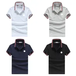 2023 Designer Herren Basic Business Polos T-Shirt Mode Frankreich Marke Herren T-Shirts bestickte Armbänder Buchstaben Abzeichen Poloshirt Shorts Sportmode