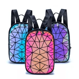 Luxury Designer Bags School Backpack Mini Bag Geometric Lingge Backpacks Leisure Versatile Magic Luminous Night Light Backpack Daily Storage Schoolbag