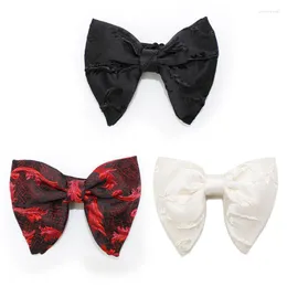 Bow Ties Sitonjwly Nowość Poliester Big Bowties for Women Mens Shirt Groom Party Regulowany remis Tuxedo niestandardowy logobow emel22