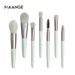 Maange 7pcs Set Foundation Cosmetic Brow Eyesheadow Makeup Устанавливает инструменты многофункциональный макияж 220722