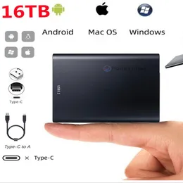 Lettori di schede di memoria Unità a stato solido esterna Dispositivo di archiviazione da 16 TB Disco rigido da 12 TB Computer SSD portatile USB 3.0 Disco mobile SsdMemory