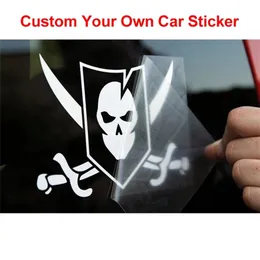 Custom Car Stickers And Window Decal Motorcycle Bike Large Wall Outdoor Tail Warning Sign Cartoon Transfer Sticker Waterproof 220711