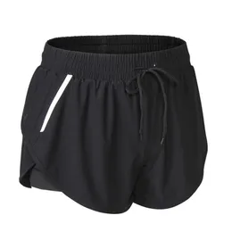 Men Women Quick Dry Fake 2 in 1 Reflective Running Shorts Double-deck Gym Yoga Fitness Jogging Workout Short Pants Custom 220613