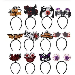 Halloween Headbands Pumpkin Bat Witch Ghost Spider Web for Party Costume Trick or Treating Cosplay Decoration GC1517