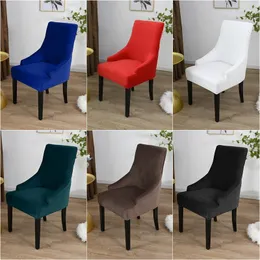 Chair Covers Nordic Sloping Cover High Back Armchair Stretch Accent Dining Seat Slipcover Office El Home PartyChair