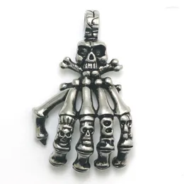 Collane con ciondolo Acciaio inossidabile Cool Skull Iron-hand EstPendant Heal22