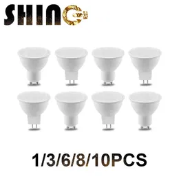 1-10 Led Spotlight GU10 GU5.3 MR16 3W 5W 6W 7W 8W Lighting Bulb 220V Indoor Lighting 3000k/6000k Home Decoration Bombillas H220428