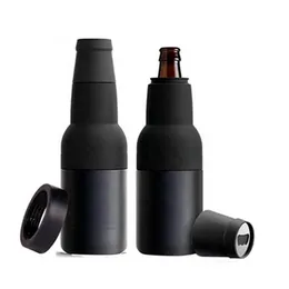 Beer Bottle Can Cooler Mugs Tumblers Vacuum Insulated Double Walled Stainless Steel Wine Bottles Cooler with Opener F0512