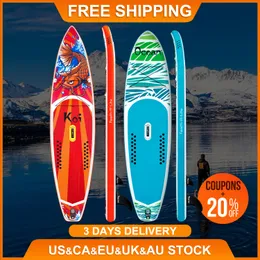 2 Set Funwater Padel Surfboard Stand Up Paddle Board Paddleboard 320 350 nadmuchiwany tabla surfing sportowy hurt hurtowy CA UE UK Warehouse Surfing Surfing