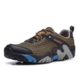 2022 Trail Trekking Outdoor Upstream Aqua Scarpe da trekking Uomo Taglia 38-46 Mesh Sneakers traspiranti Scarpe per sport acquatici Estate Y220518