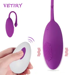 VETIRY Vibrating Egg Exercise Vaginal Kegel Ball Remote Control Vibrators G-spot Massager sexy Toys for Women Female Masturbation