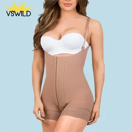 Womeed Women Contum Monitor Slimming Body Shaper Strap Colombian Girdles Butt Lift Faja Lingerie Women's Binders 220513