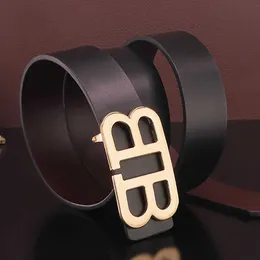 Belt111 Uine Leather Strap Black Belts For Mens Brand High Quality Letter B Buckle Belt Man Women Classic Waistband Topselling