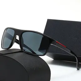 Новые роскошные овальные солнцезащитные очки для мужчин, дизайнерские летние солнцезащитные очки, поляризационные очки, черные винтажные солнцезащитные очки большого размера для женщин, мужские солнцезащитные очки с коробкой