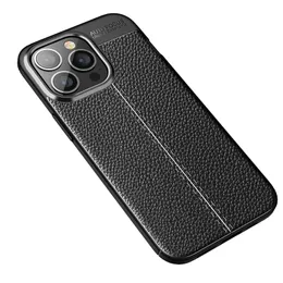 Litchi Ziarno odporne na wstrząsy na iPhone 15 Pro Max 14 Plus Samsung Galaxy M53 Lichee Leechee Business Fashion Soft TPU Luksusowy mężczyzna żel do telefonicznej okładka