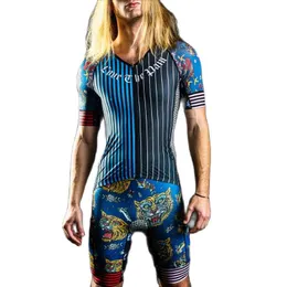 Jersey de ciclismo 2022 Adoro a dor dos homens Skinsuit Triathlon Bike Trisuit Speedsuit de manga curta Runção de roupas Raracing Raracing