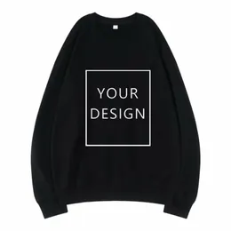 Kadın Hoodies Sweatshirts Kendi Tasarım Pamuklu Erkekler Sweatshirt DIY Marka Logosu/Resim Özel Erkekler Hoodie Resim Basılı Kadınlar Uni