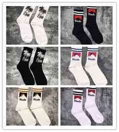 Designer Socks 22S Coconut Case Rhude Women Men unisex bawełniane skarpetki koszykówki Wysoka jakość