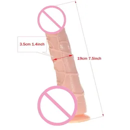 Female Realistic Dildo Lifelike Huge Penis with Strong Suction Cup for Hands-free Play sexy Toys Vaginal G-spot and Anal