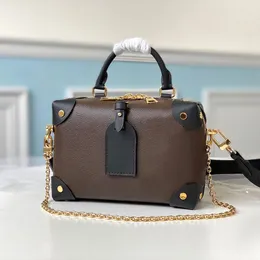 10A L Bag Mirror Petite Malle Souple Bag M45571 Fashion Totes Designer Handbag Women Handiine Chain Bags Crossbody Bag L100