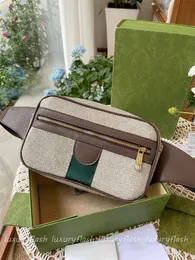 Fashion Designers Belt Bags Crossbody Bag for Men and Women Unisex Zipper Messenger Purses High Quality 2022 Luxurys Letters Shoulder Handbags Leather Trim