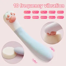 Cat Claw Vibratore telecomandato senza fili per donne Dildo indossabile GSpot Stimolatore pieghevole Doppi vibratori Giocattolo sexy per Aldult