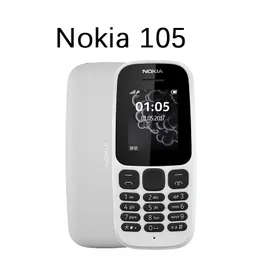 Original Refurbished Cell Phones Nokia 105 GSM 2G For chridlen Old People Nostalgia Gift Smartphone